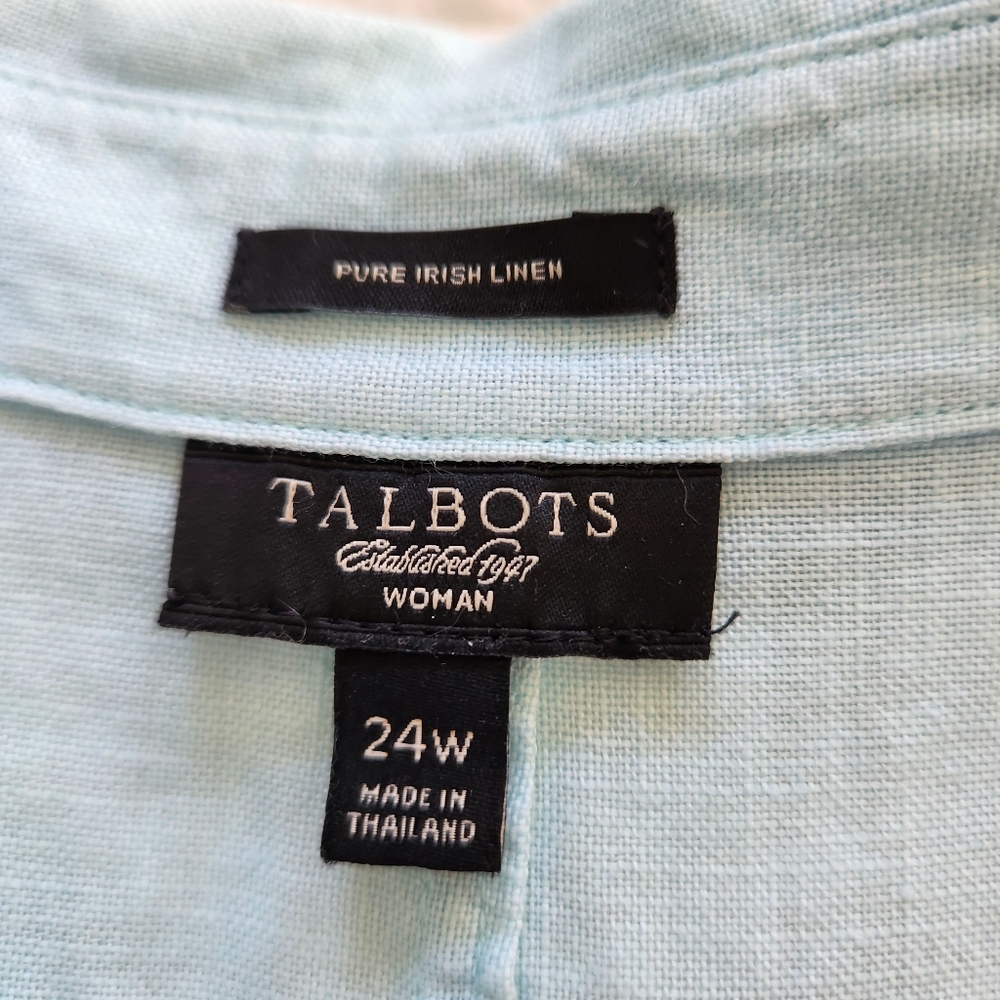 Talbots Linen Top - Picture 3 of 5